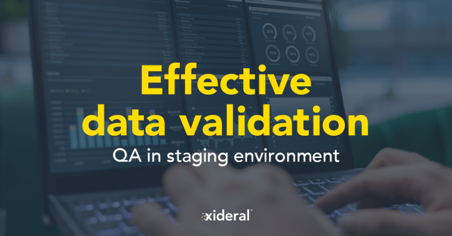 QA in staging environment
