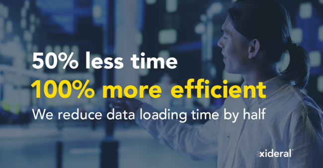 50% less time. 100% more efficient.